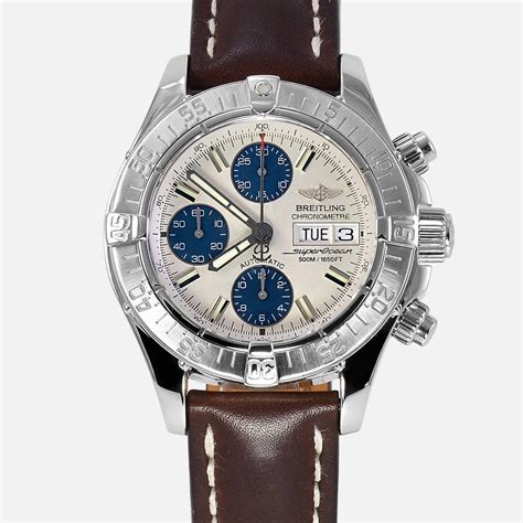 breitling superocean chronograph white dial